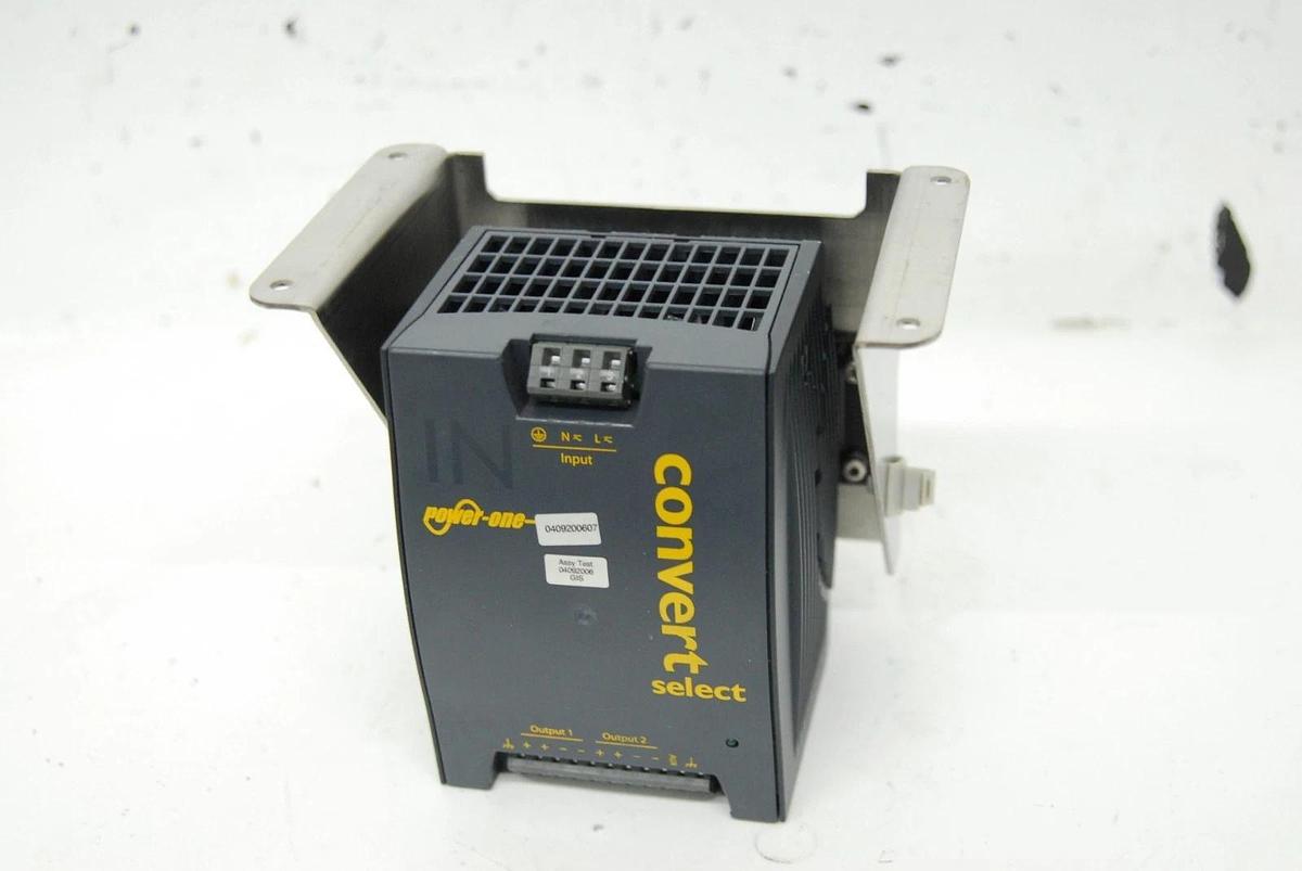 Used Power-One LWN 2663-6 AC-DC/DC-DC Convert Select 24.7V Dual Output Power Supply