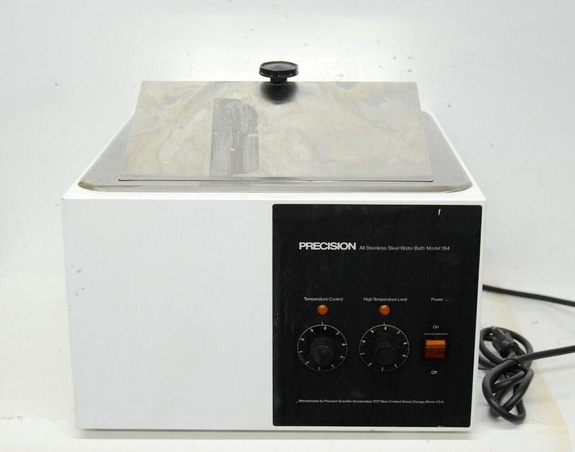 Used Precision 184 66648 All Stainless Steel Water Bath 19.5L