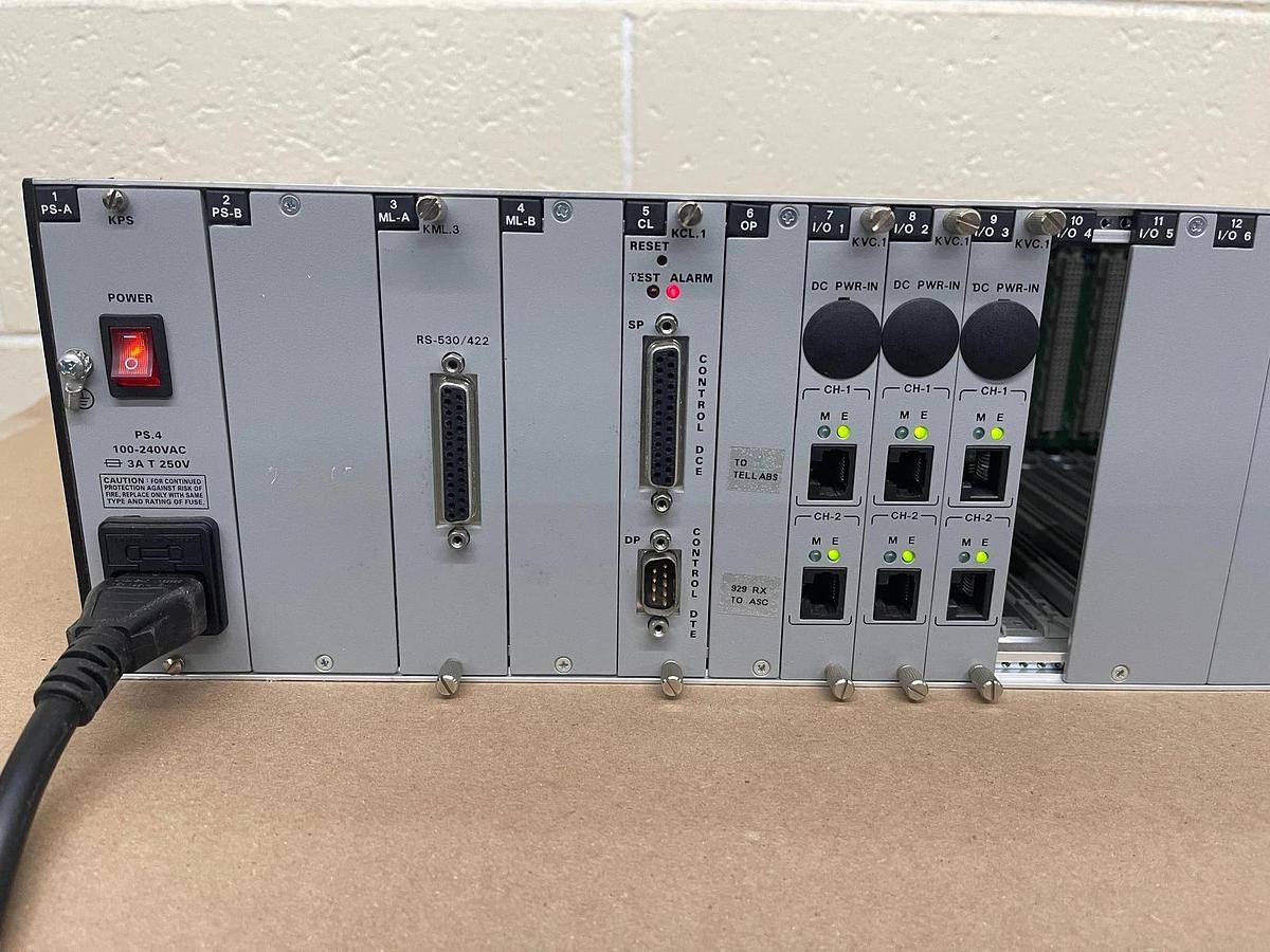 Used California Microwave MDS MX-2000 Digital Multiplexer (4200583000-D) W/ Cards