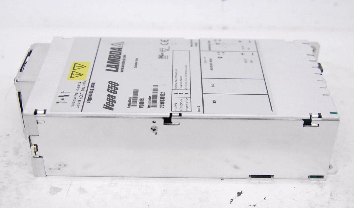 Used Lambda Vega 650 V600J6L Power Supply 24V 25A/6A (Modules E5H, B5)