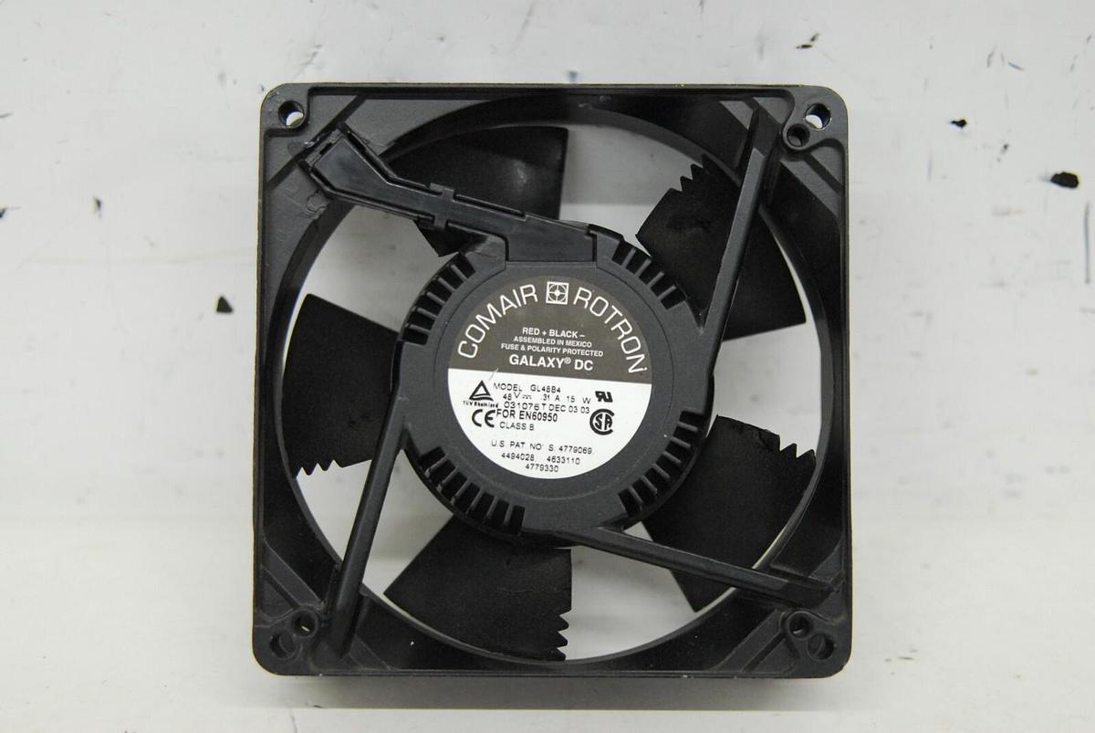 Used Comair Rotron GL48B4 031076 Galaxy DC 120mm Fan 48V .31A 15W