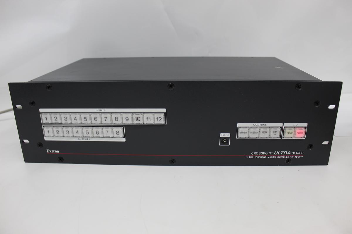 Used Extron CrossPoint Ultra 88 Series Ultra-Wideband Matrix Switcher w/ADSP