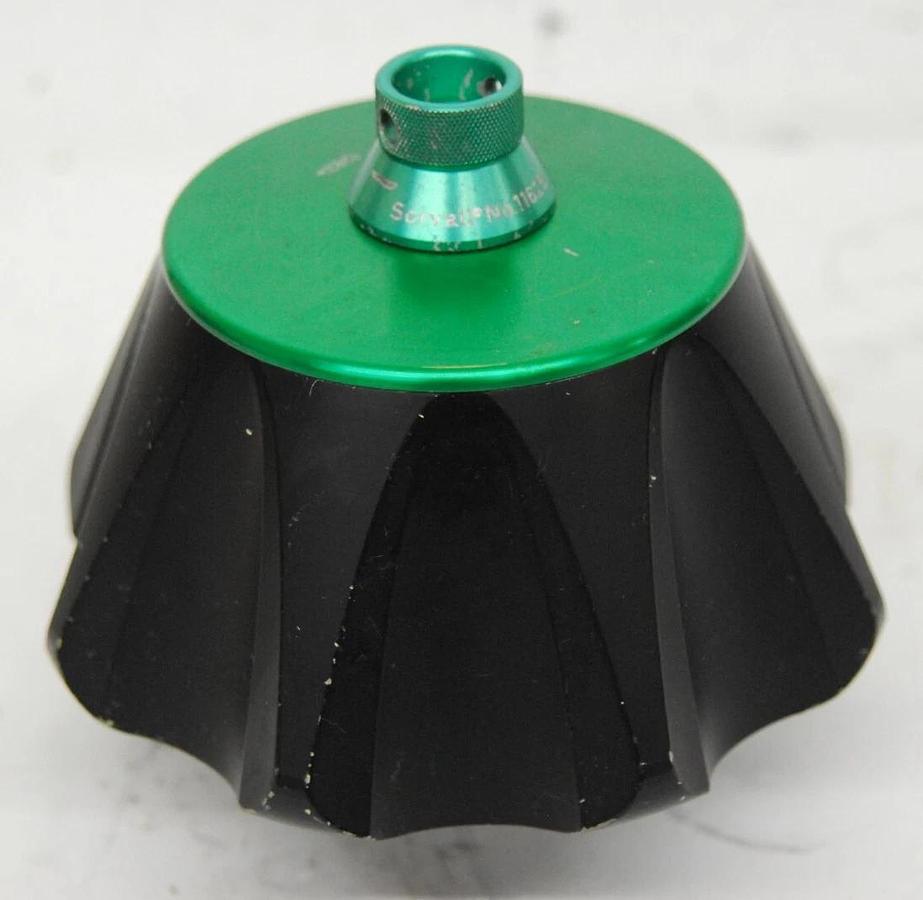 Used Sorvall TFT-80.13 Fixed Angle Centrifuge Rotor 80000 RPM 8-Slot Titanium W/ Lid