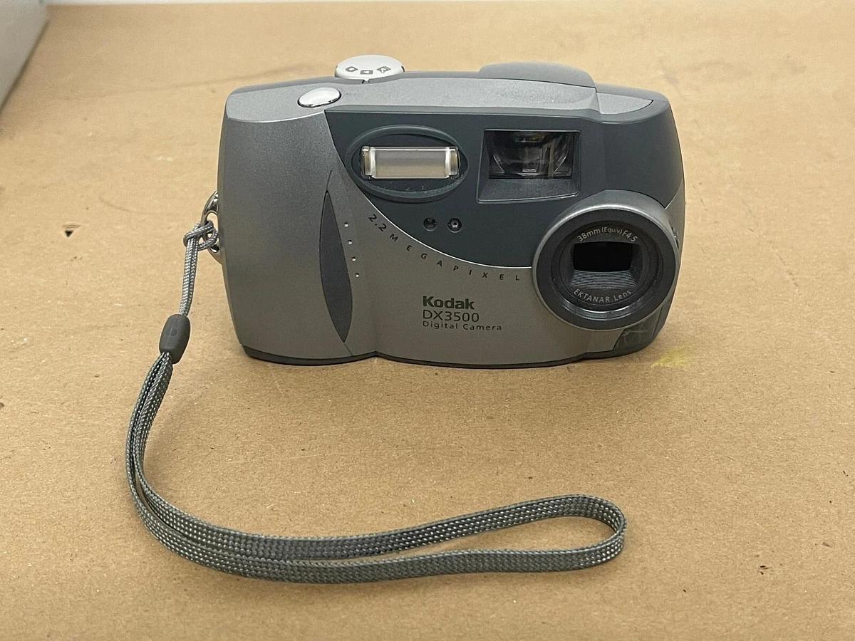 Used Kodak EasyShare DX3500 2.2MP Digital Camera W/ Dock and Accessories 41778356425