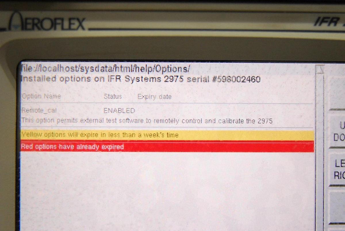 Used Aeroflex IFR 2975 Radio Test Set