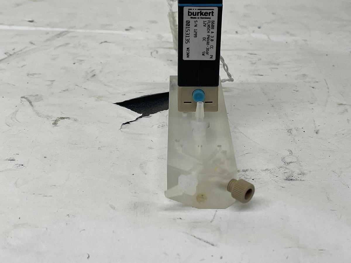 Used Burkert 6608 Solenoid Valve (00153135) W/ Custom Body