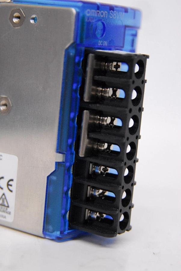 Used Omron S8VM-15024C Power Supply 150W 24V 6.5A 100/240V W/ Mounting Bracket