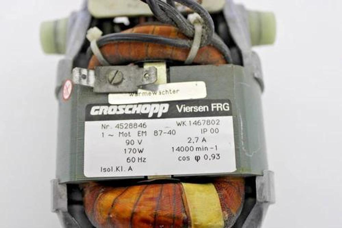 Used Groschopp 4528846 90V 170W Motor For Centrifuge