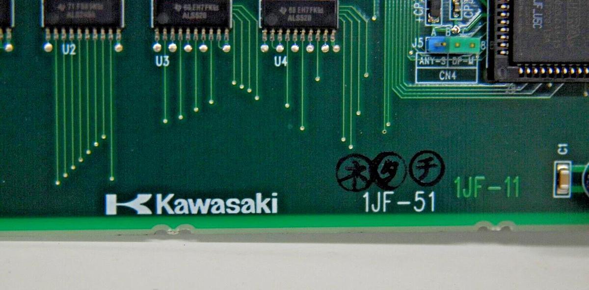 Used Kawasaki 50999-2142R00 1JF-51 Control Board W/ HMS 018760 Network Card