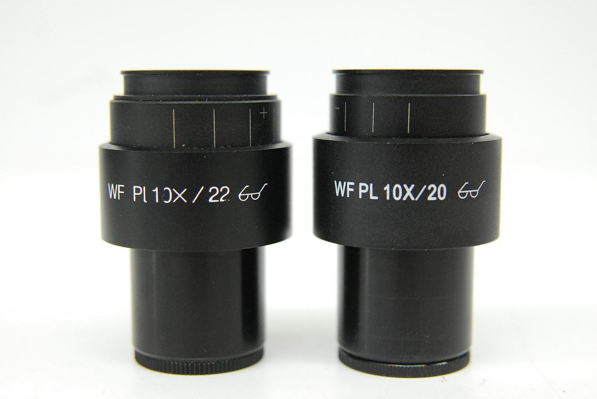 Used Motic WF PL 10X/20 Eyepiece Set (30MM)
