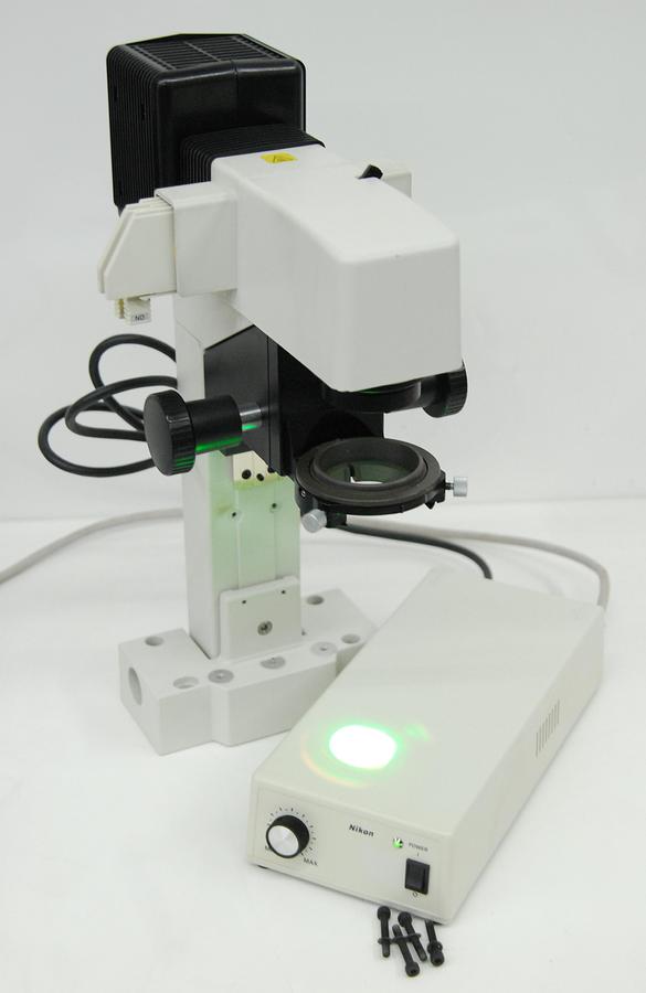 Used Nikon T-DH Dia Illumination Pillar W/ TE2-PS100W, LHS-H100P-1 Lamp (TE2000-E)
