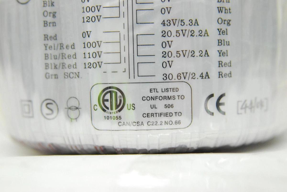 Used Agilent G1530-60975 ED17861R1 Toroidal Power Transformer (6890N G1540N GC)