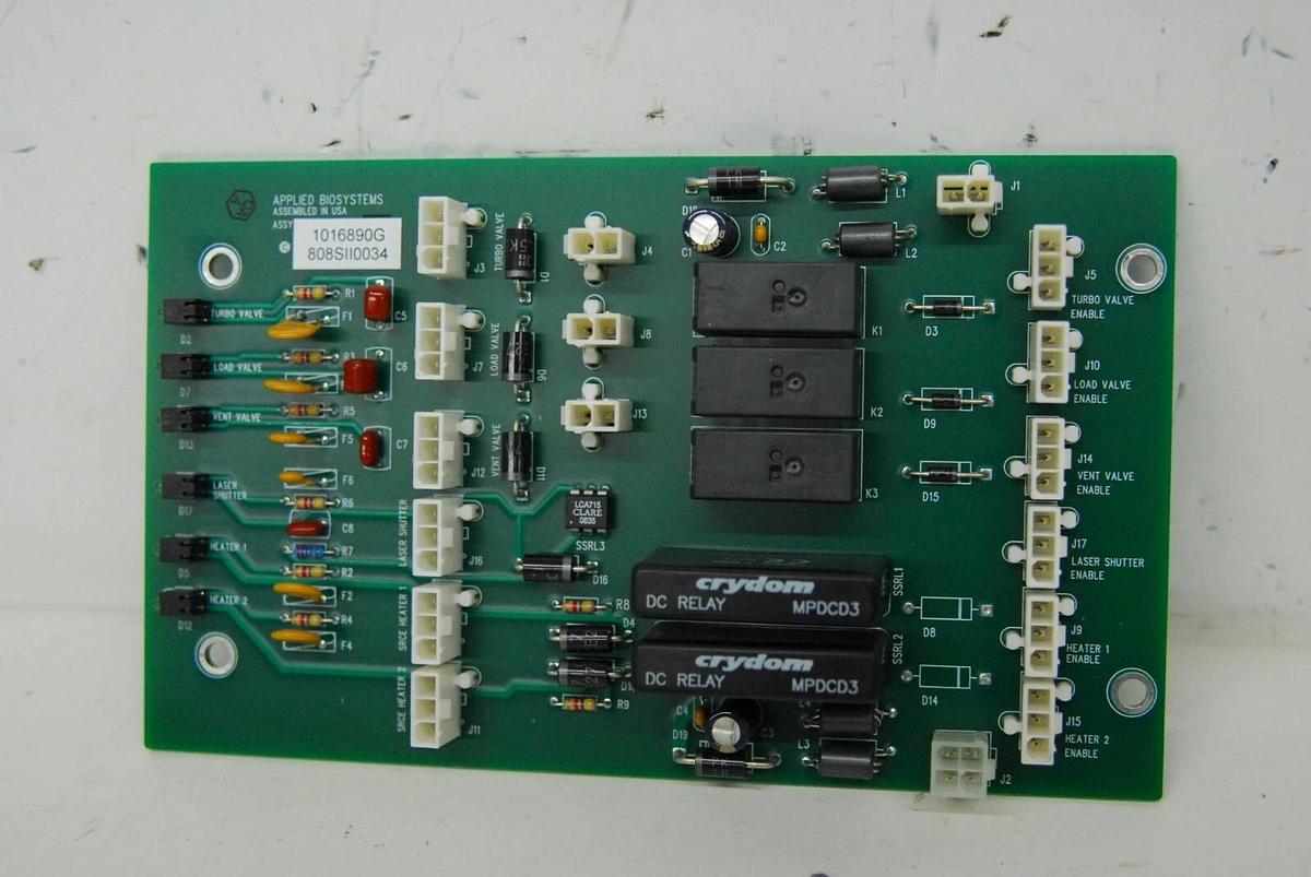 Used Applied Biosystems 1016890G Control Board (4800 MALDI TOF/TOF)