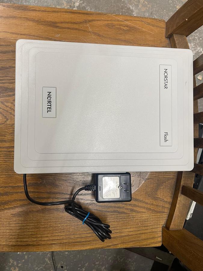 Used Norstar Flash NTAB2455 W/ NT5B78WM Flash VM Card and Power Adapter