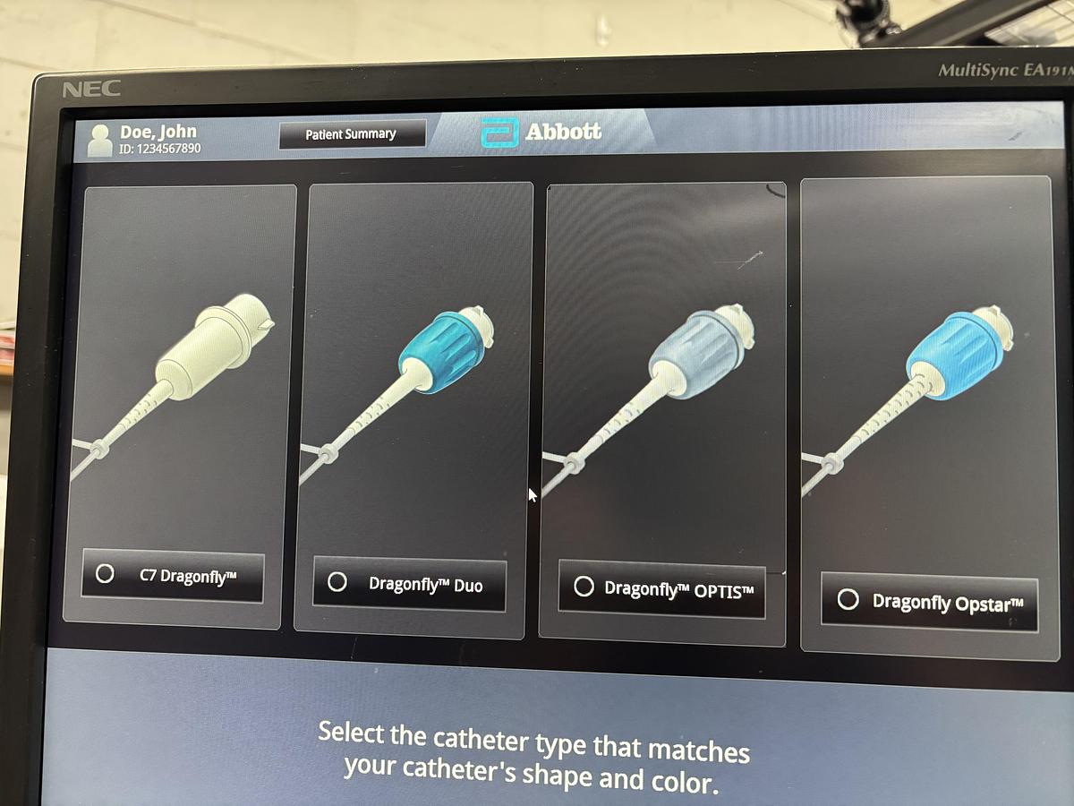 Used St Judes ILUMIEN Intravascular Imaging Therapy Guidance System FFR OCT