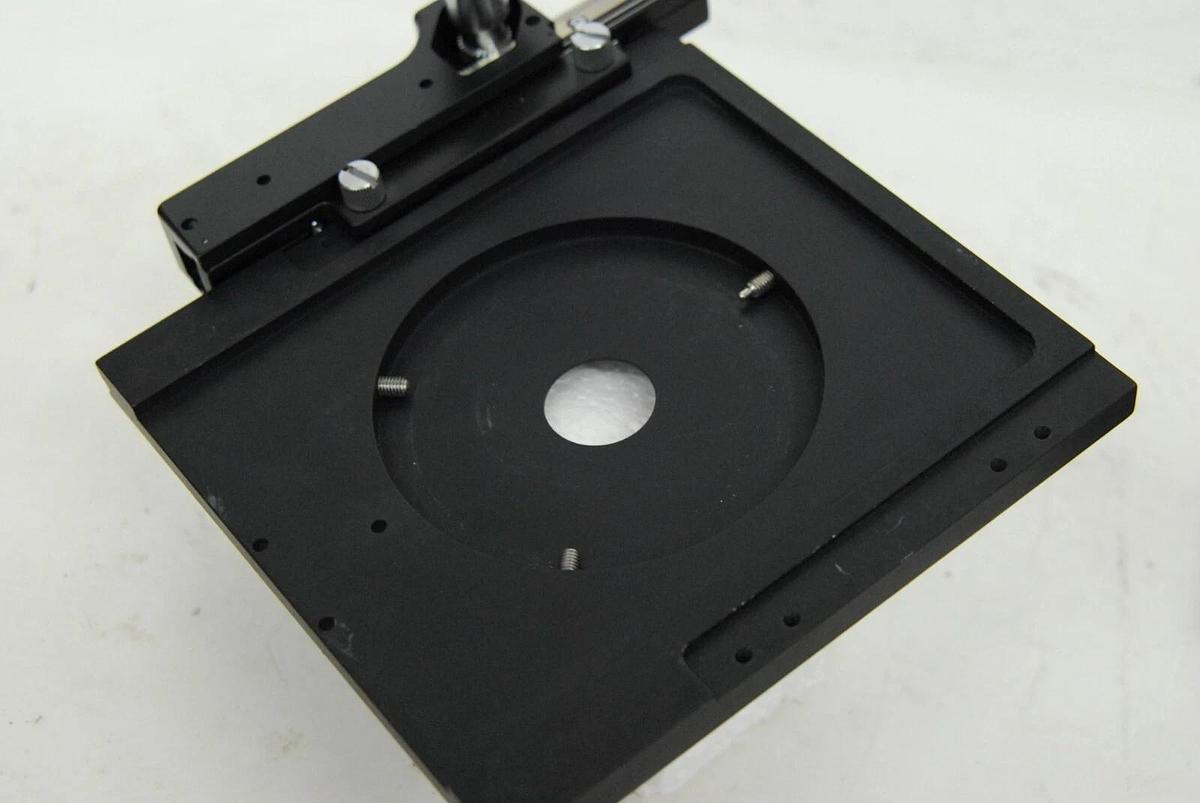 Used Olympus Spectra-Tech X-Y Stage W/ Clip, Stage Mount (0047-172D IR-Plan)