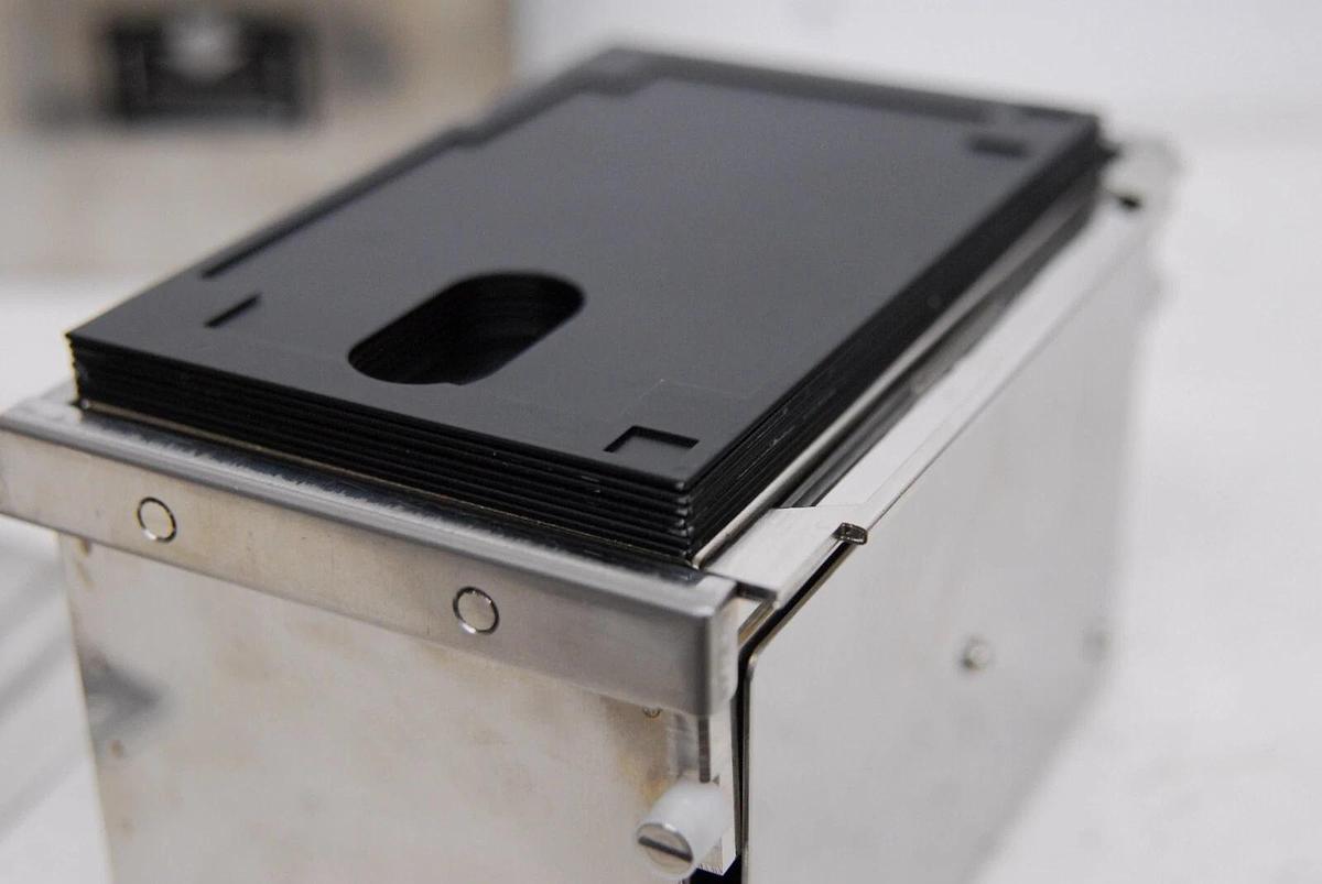 Used Jeol Receiving/Dispensing Film Magazines for JEM 1230 TEM Electron Microscope