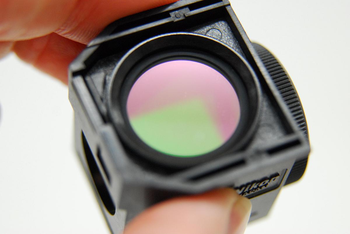 Used Nikon 96311 B-2E/C C86597 Microscope Fluorescence Filter Cube (TE2000-E)