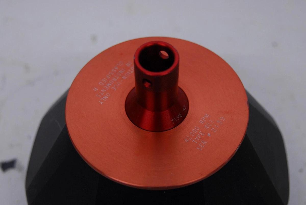 Used Beckman Type 42.1 8 Position Fixed Angle 45,000 RPM Rotor