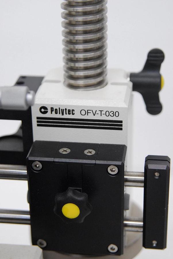 Used Polytec OFV-T031-NZ OFV-T-030 OFV-T-031 Vibrometer Stand W/ VCT-072 Camera