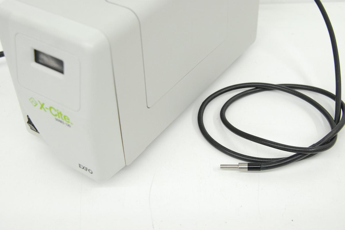 Used EXFO XE120-XL X-Cite 120 Flourescence Illumination W/ 805-00038 Liquid Light Guide