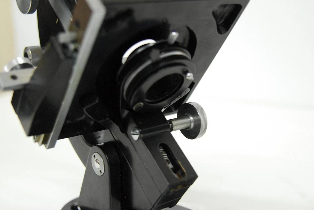 Used Vintage Unitron BMLK Microscope W/ W10XP Eyepieces, 4x/40x Objectives, Condenser