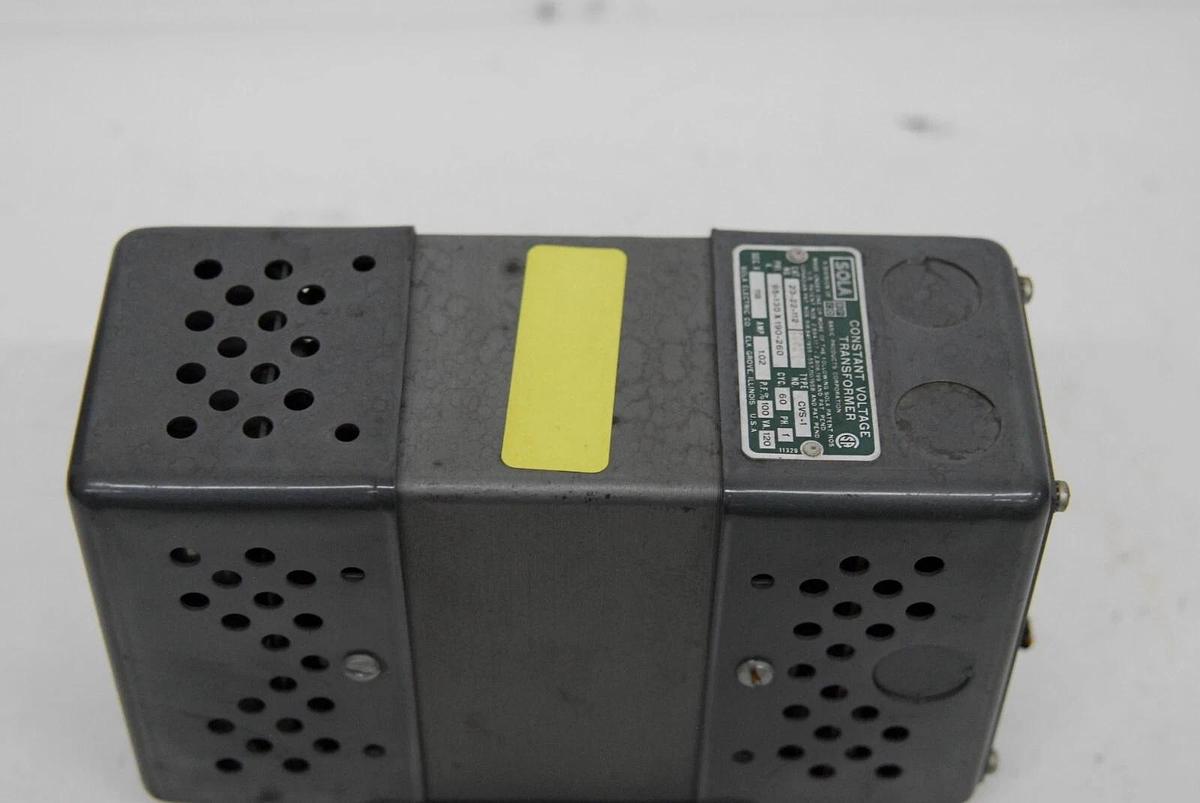 Used Sola 23-22-112 Constant Voltage Transformer Type CVS-1
