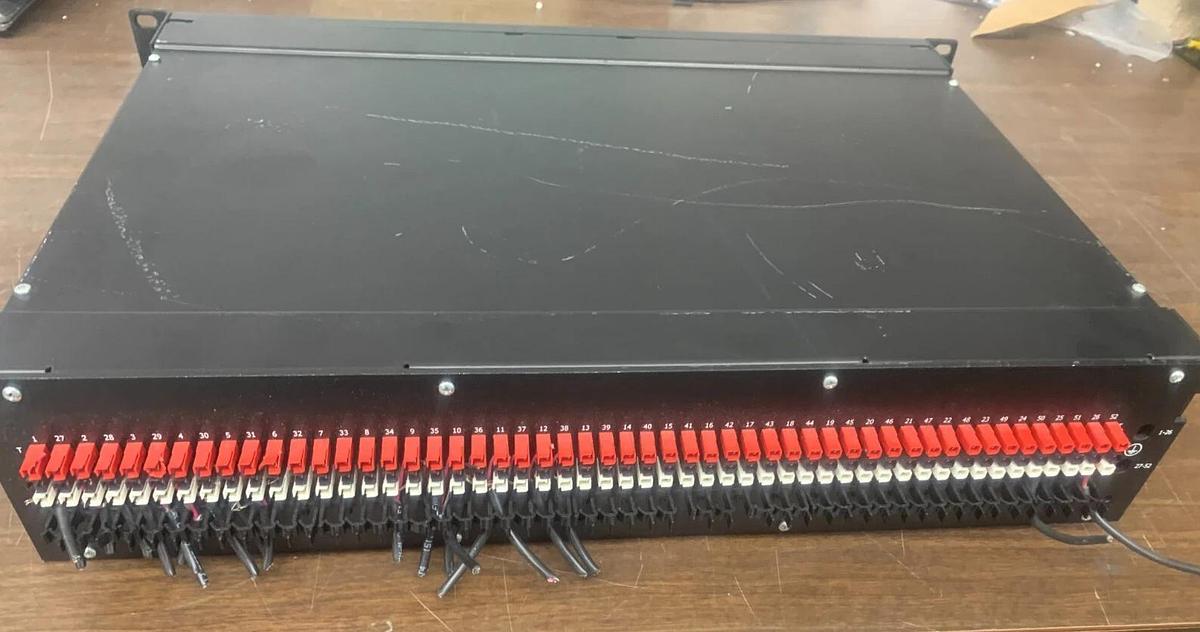 Used ADC PPA3-14MKII26NS 26x2 Audio Patch Bay & Panel