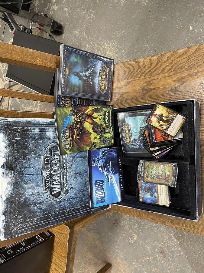 Used 2 World of Warcraft Collector's Edition Pandaria, Lich King (Incomplete)