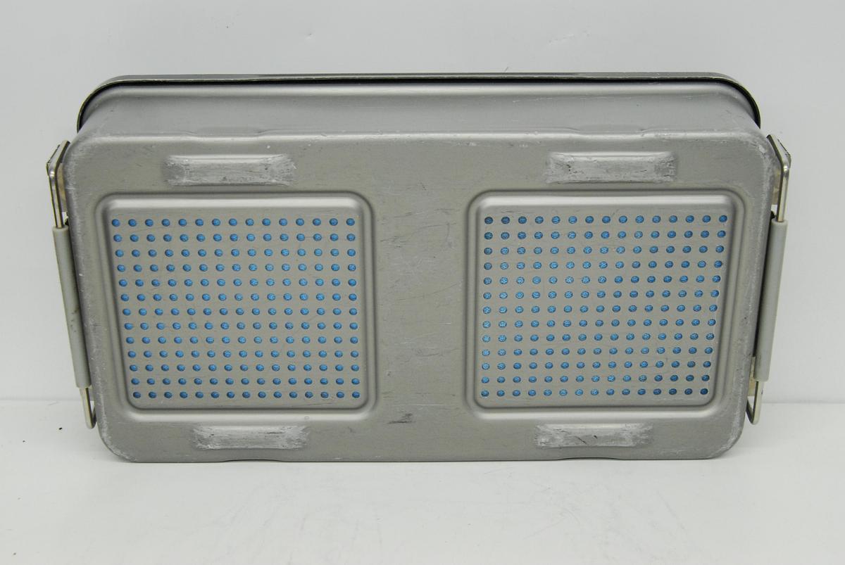 Used V Mueller Genesis Sterilization Box 12"x21"x4" / Filter Holders, Basket