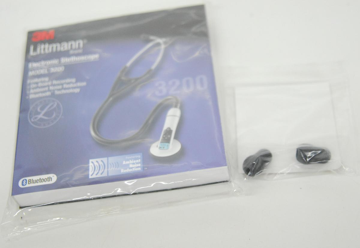 Used 3M Littmann 3200 Electronic Bluetooth Stethoscope - Black