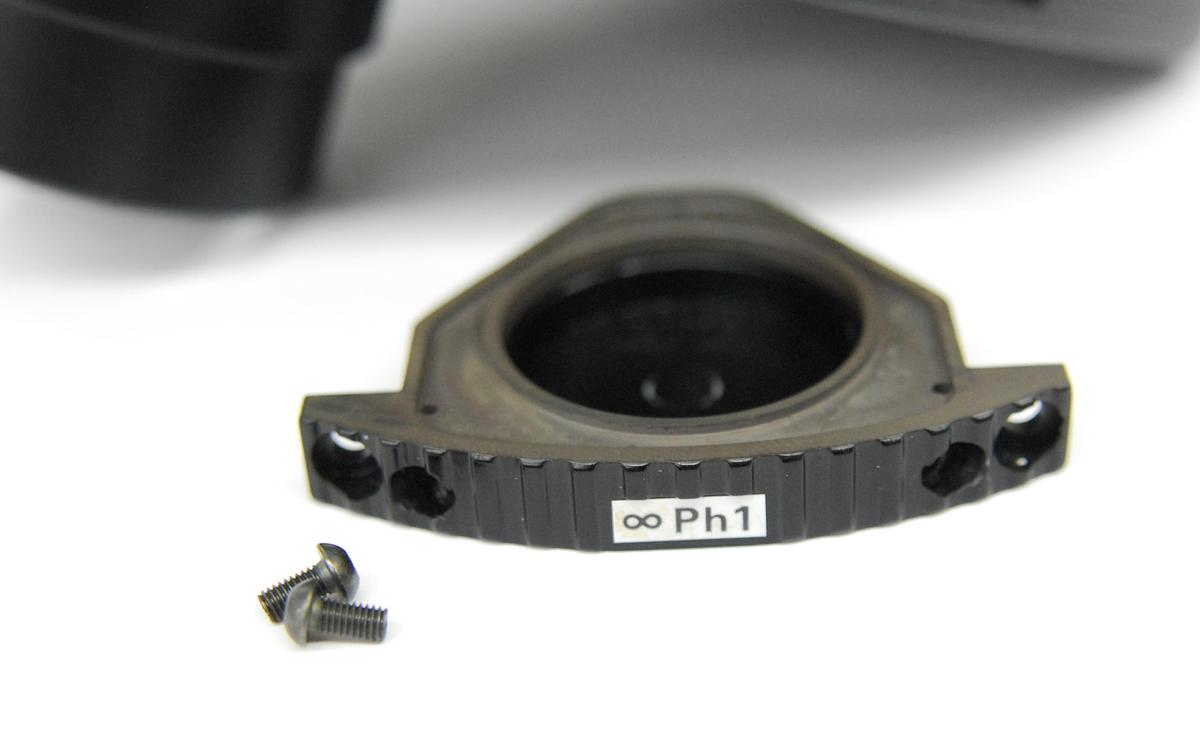 Used Nikon LWD 0.52 Condenser Turret W/ DIC N2 Prism, Ph1/Ph2/Ph3 Annuli