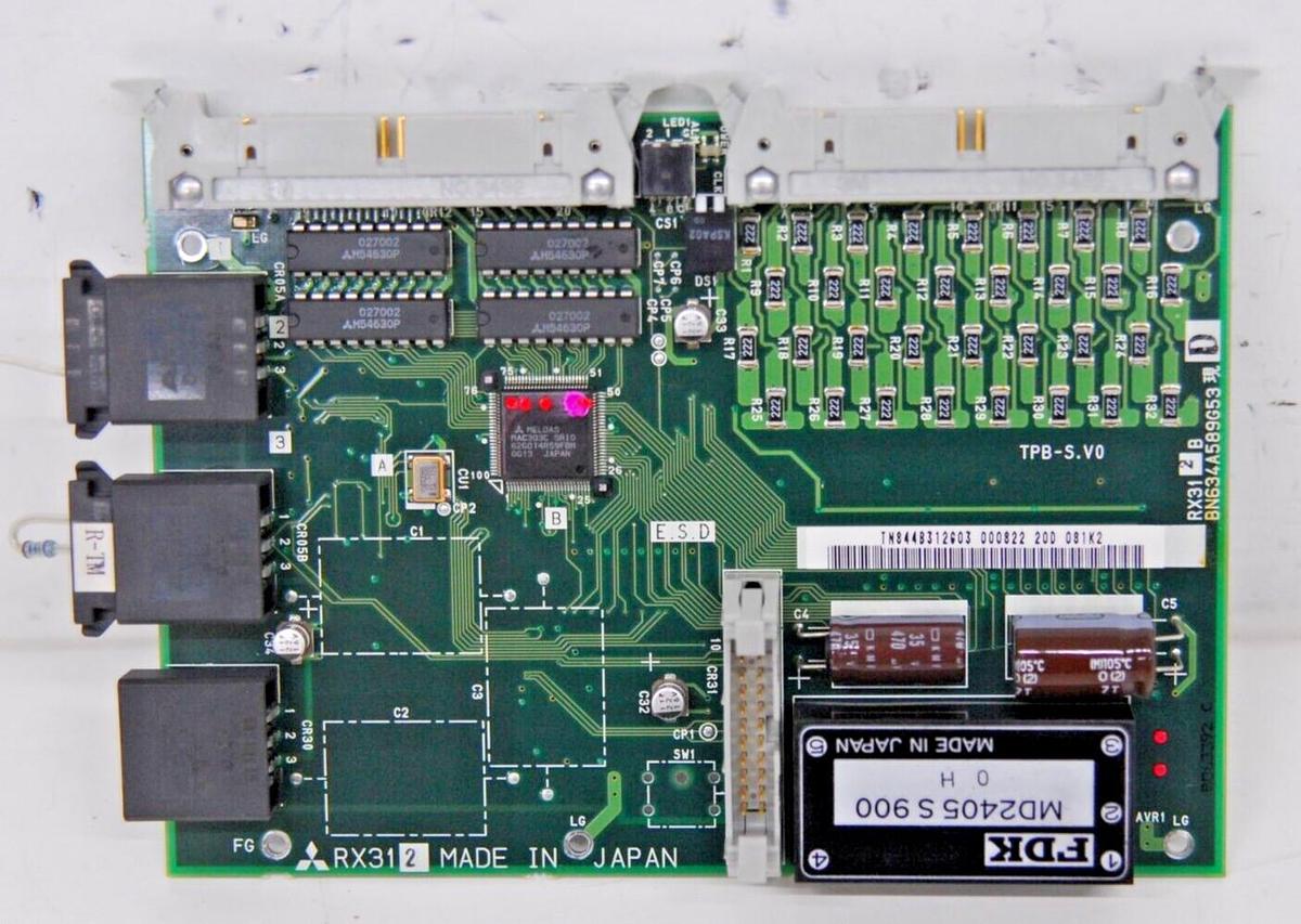Used Mitsubishi RX312 BN634A589G53 Circuit Board (RA-90 Wire EDM)
