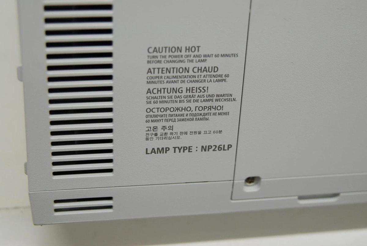 Used NEC NP-PA722X Dukane ImagePro 6772-L Multimedia Projector W/ NP13ZL Lens -TESTED