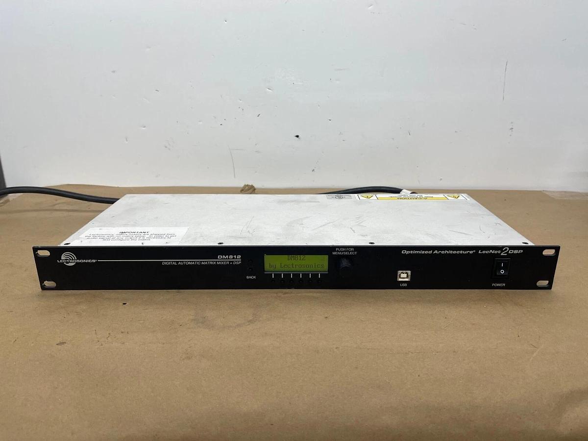 Used Lectrosonics DM812 Audio Processor