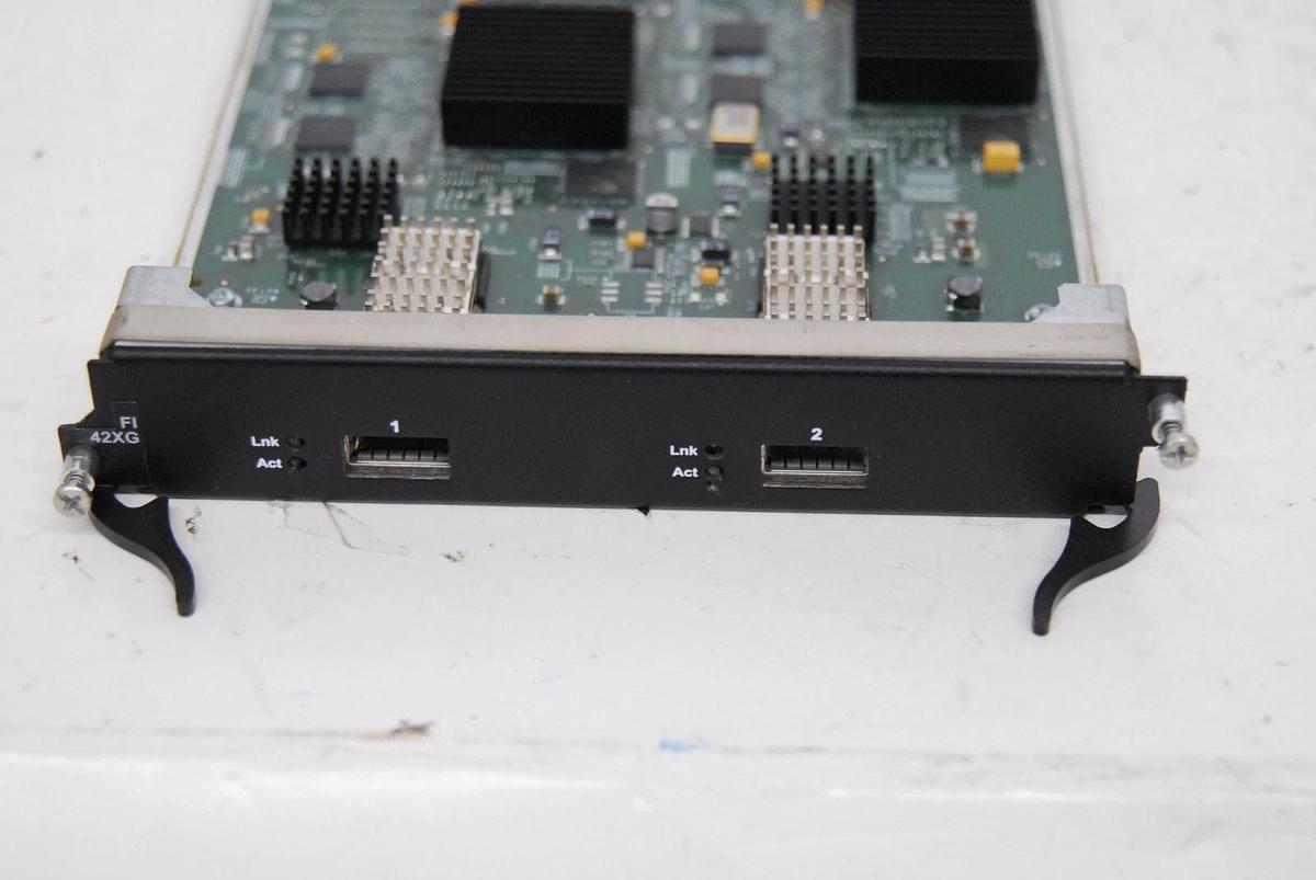 Used Foundry Brocade SX-FI42XG FastIron SuperX 2-port XFP 10-Gigabit Ethernet Module
