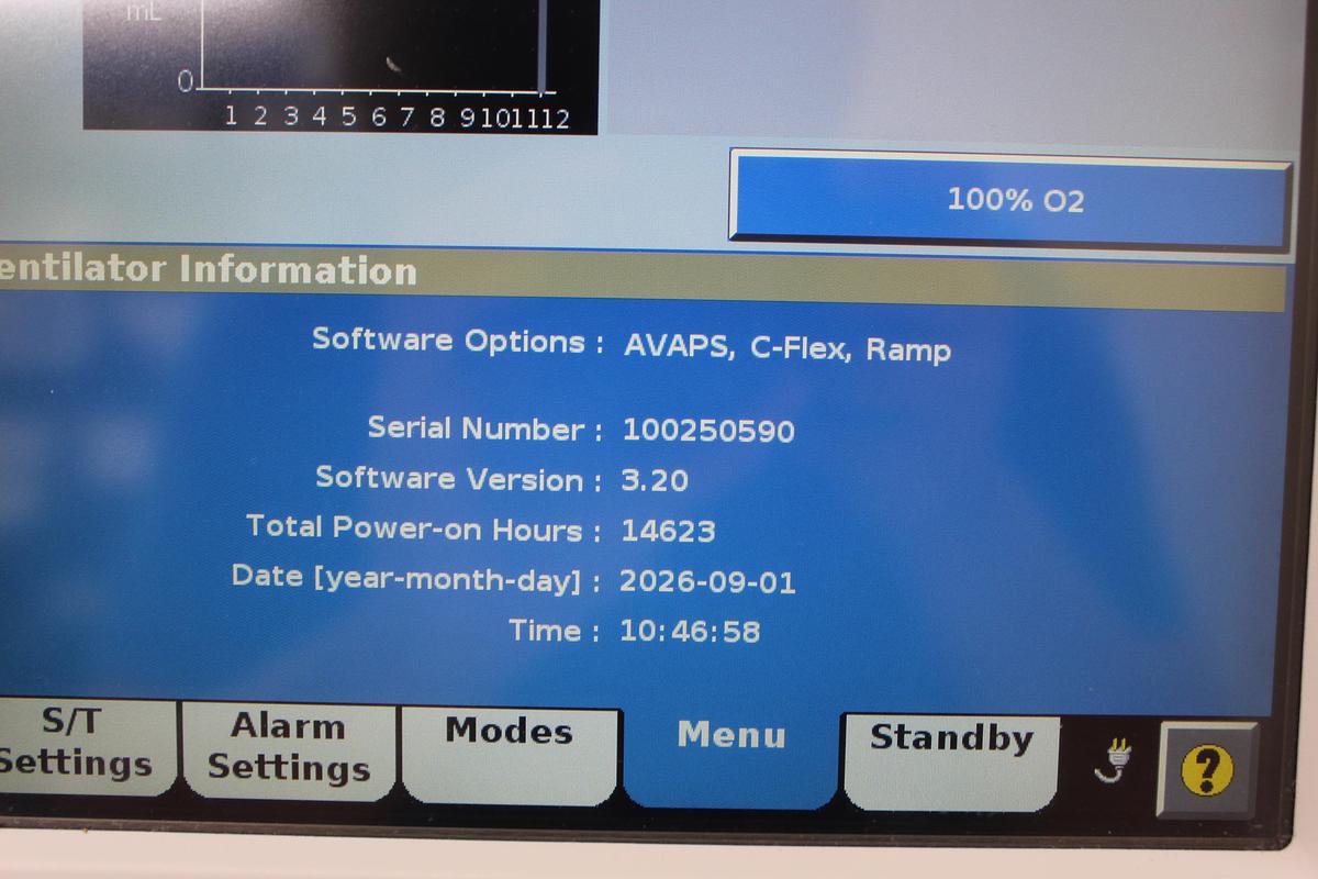 Used Philips Respironics V60 Plus Ventilator System