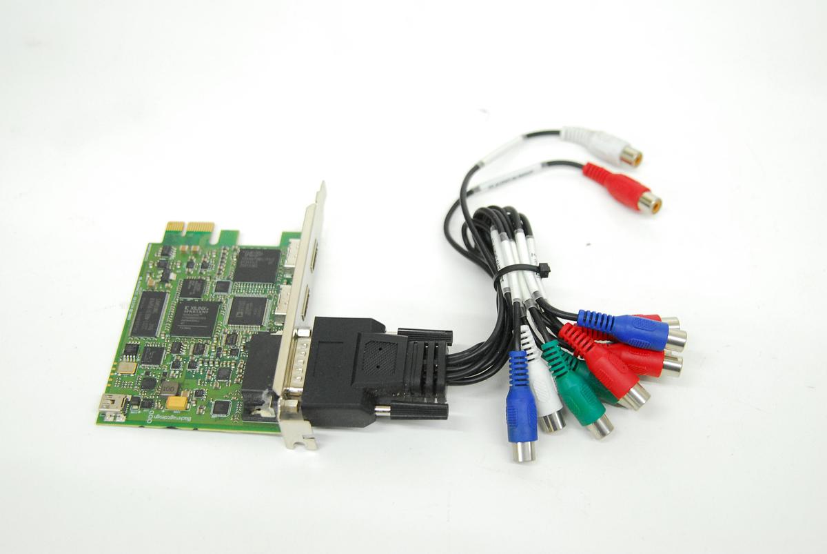 Used Blackmagic Design BMDPCB41G1 Intensity Pro Capture Card with Breakout Cable