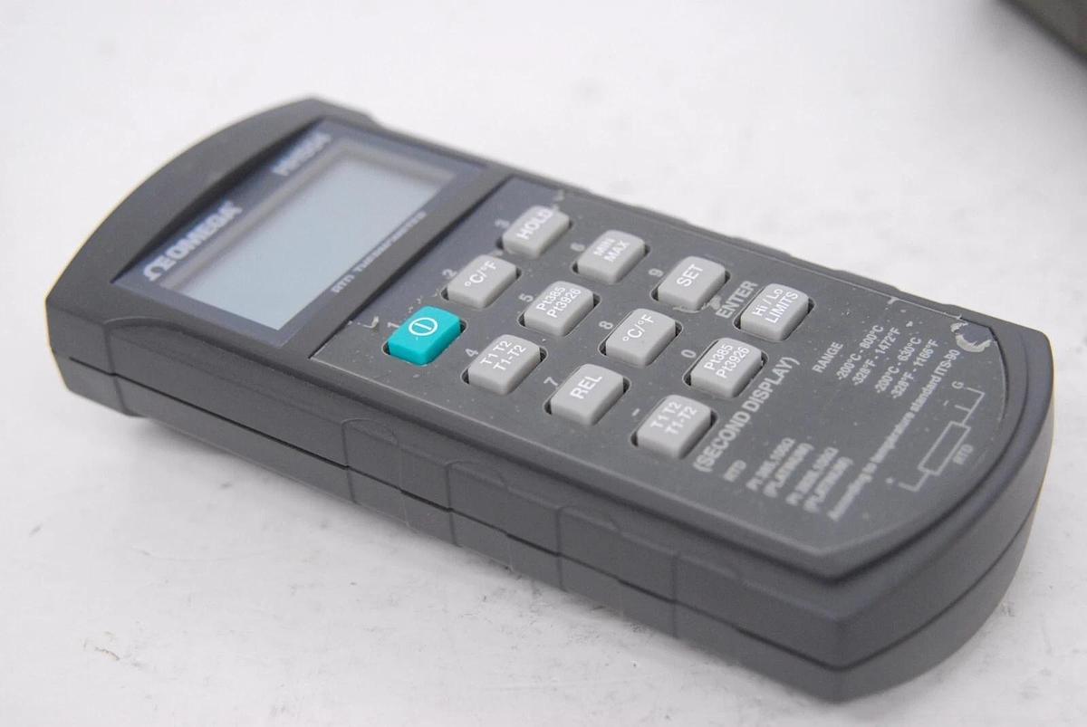 Used Omega HH504 RTD Digital Thermometer