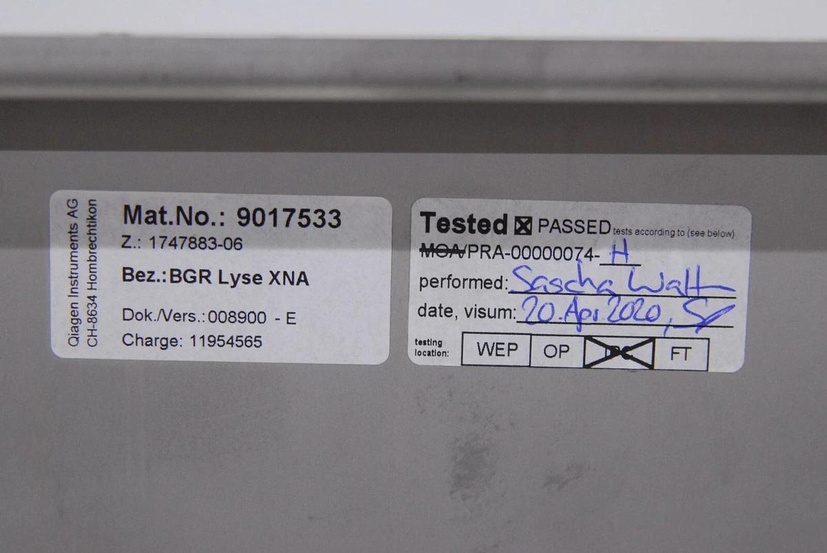 Used QIAGEN QIAsymphony SP Parts -  Heated lysis Station/Shaker Assembly