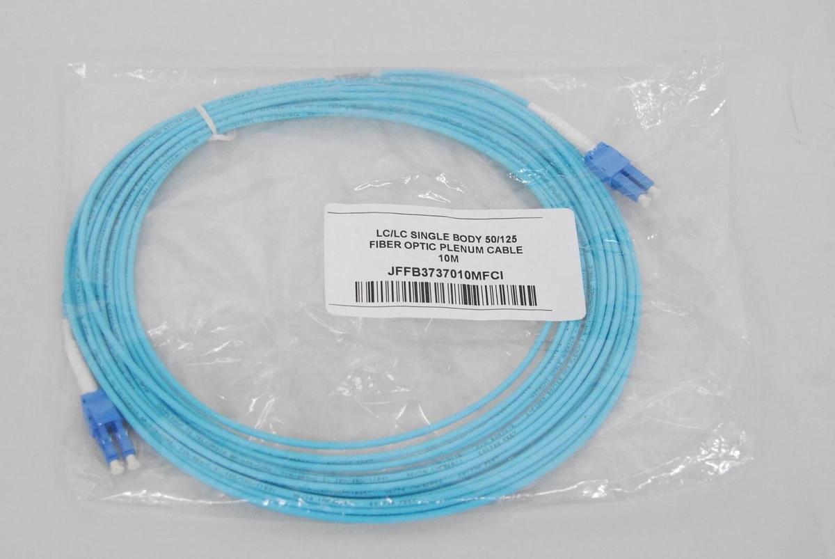 Used Hitachi 60472-2 JFFB3737010MFCI LC/LC Single Body 50/125Fiber Optic Plenum Cable