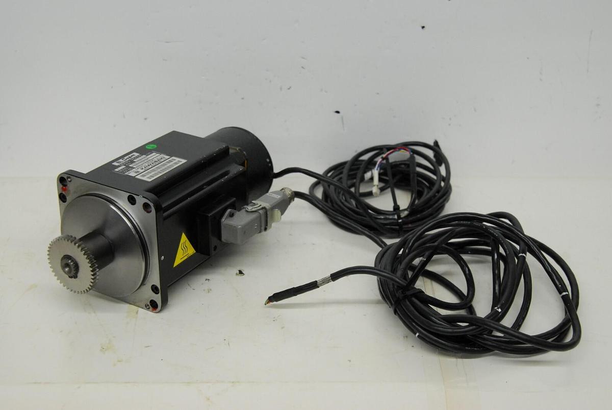 Used Kawasaki Sanyo Denki P60B13200LCX2C BL Super Servo Motor / 60490-1032RON Encoder
