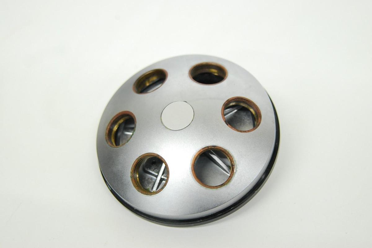 Used Nikon 6-Place Objective Nosepiece Turret - Diaphot 200/300 Inverted Microscope