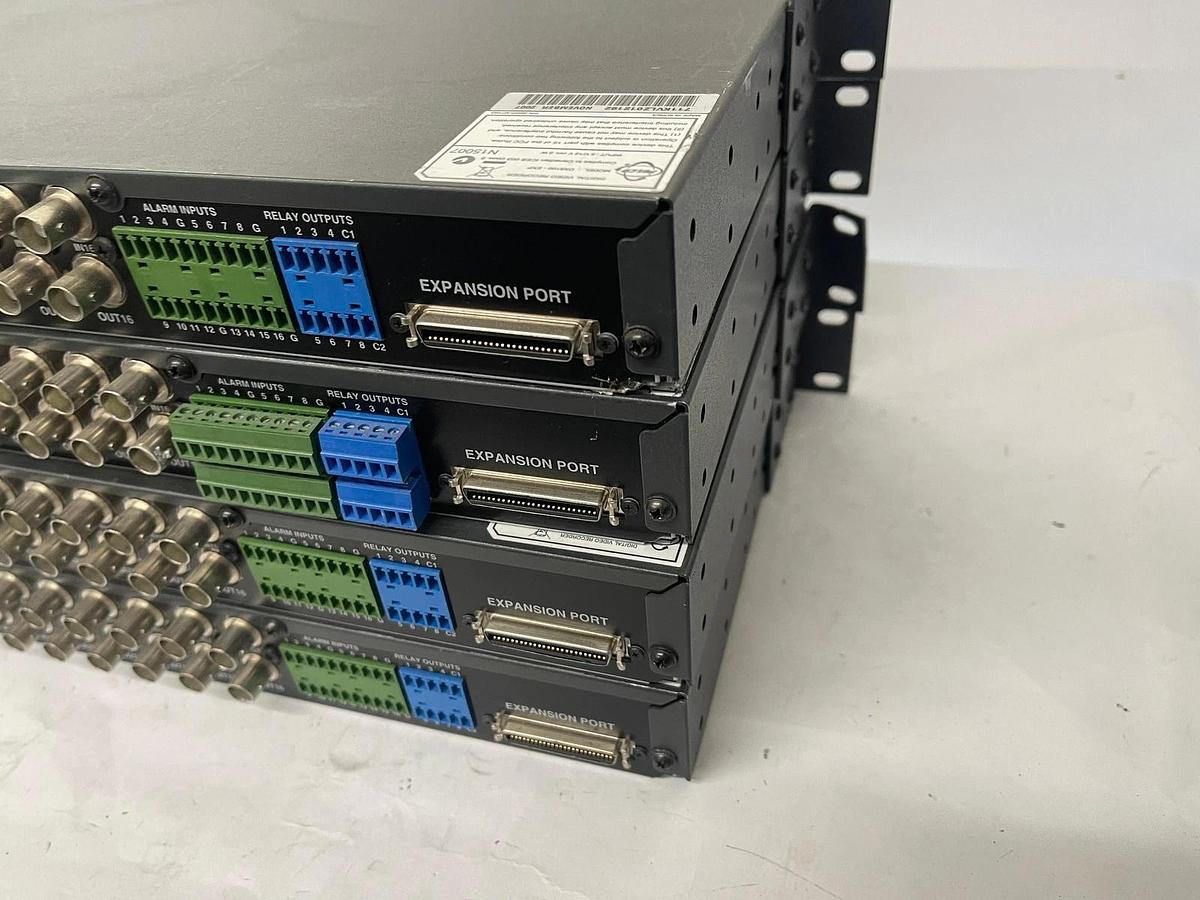 Used Pelco DX8100-EXP 16 Channel Expansion Unit - Lot of 4