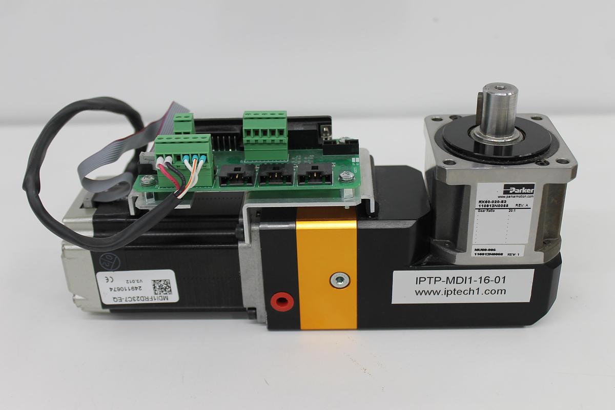 Used Parker RX60-020-S2 Right Angle Planetary Gearhead w/ MDrive 23 Motor and Controller