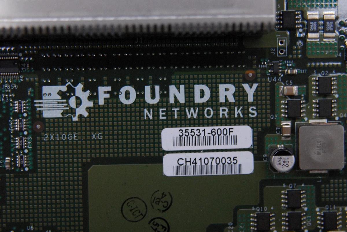 Used Foundry Networks SX-FI42XG FastIron SuperX 2-port XFP 10-Gigabit Ethernet module