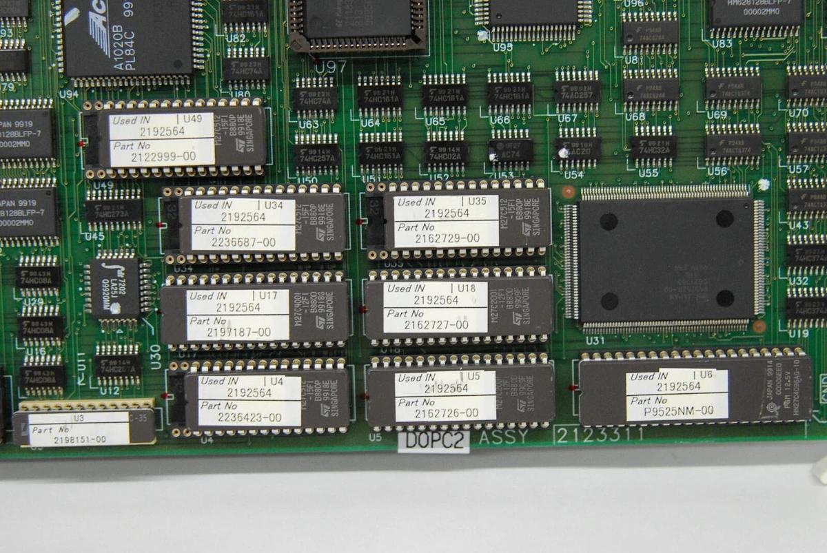 Used GE GEYMS DOPC2 2192564 2123311 Doppler and CFM Middle Processor (GE LOGIQ 400)