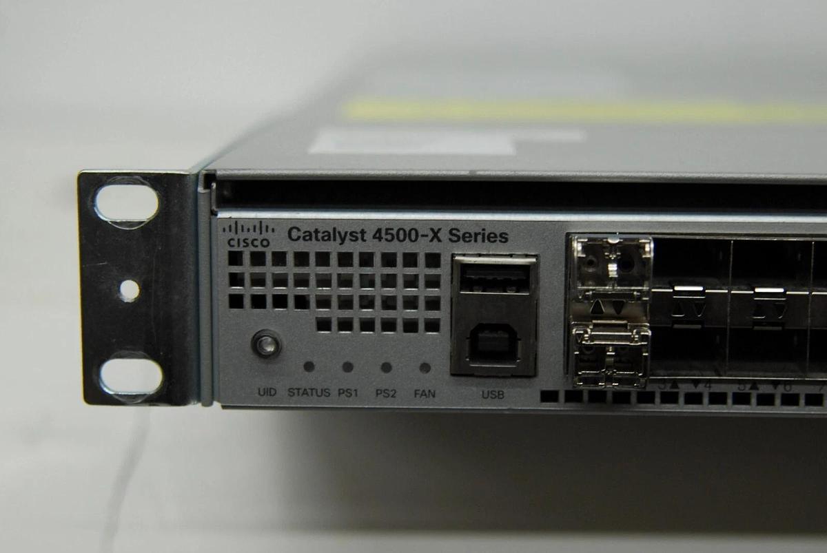 Used Cisco Catalyst 4500-X Series (WS-C4500X-F-16SFP+) 16x10 Gigabit Ethernet Switch