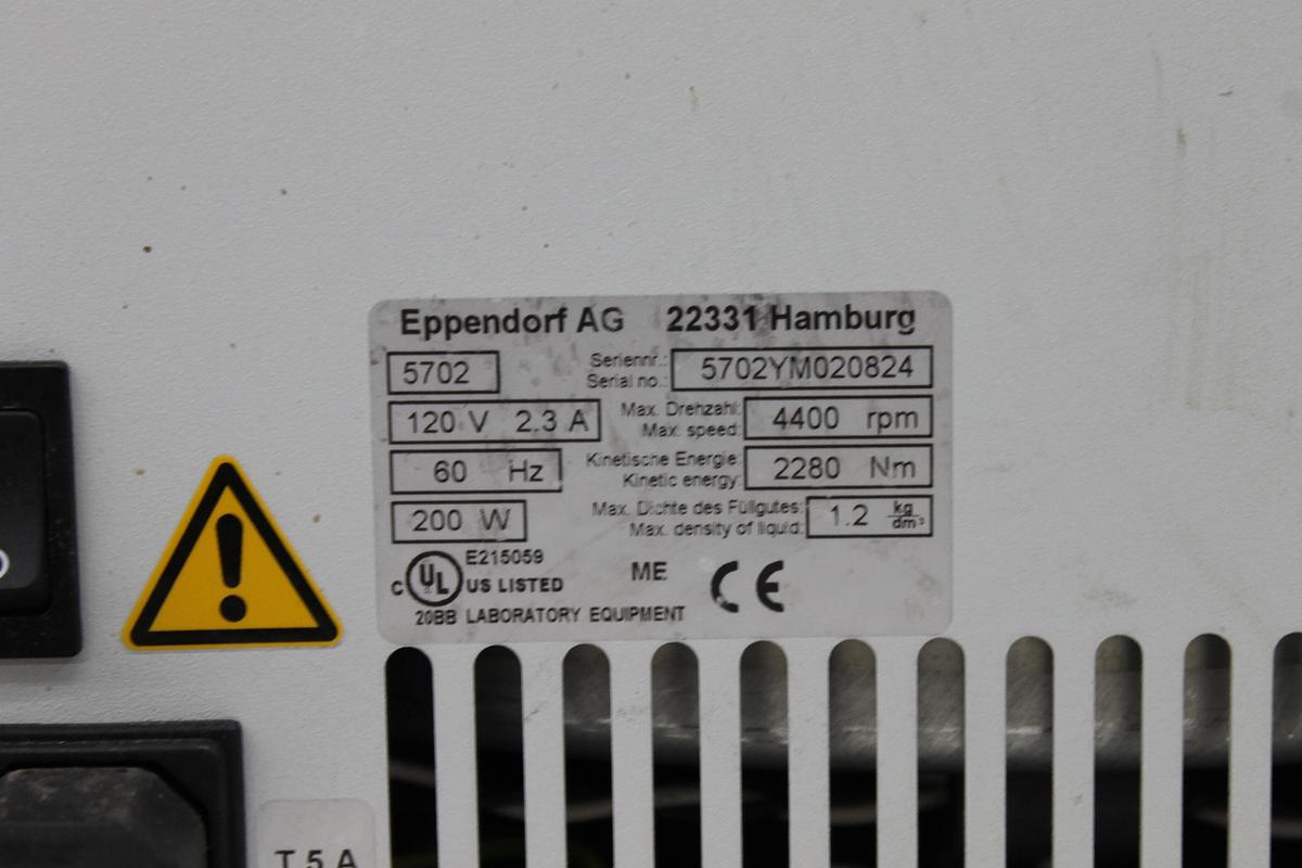 Used Eppendorf 5702 4,400 RPM Benchtop Centrifuge