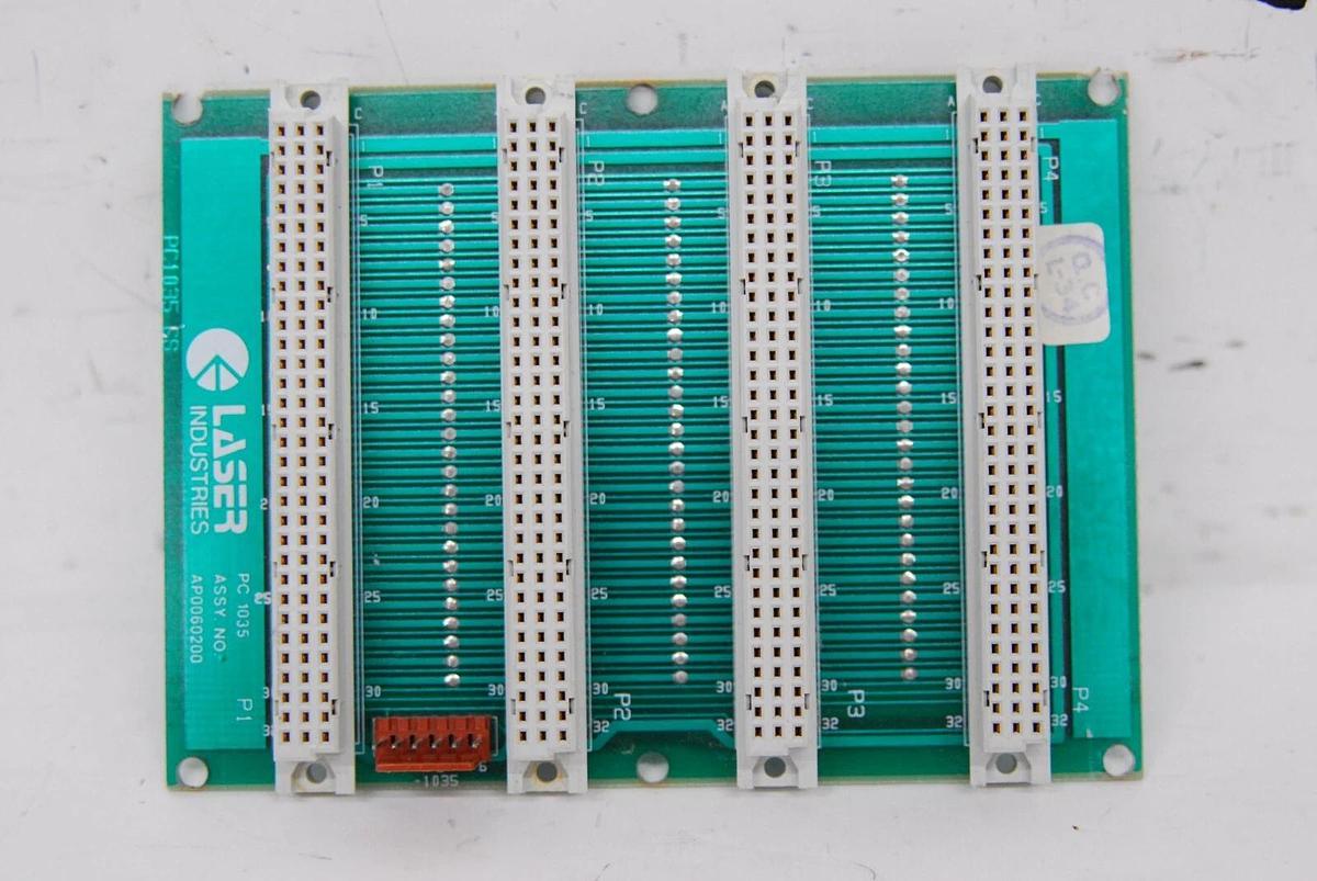 Used Laser Industries PC1035 AP0060200 5241206000 Backplane Board - Sharplan 1020